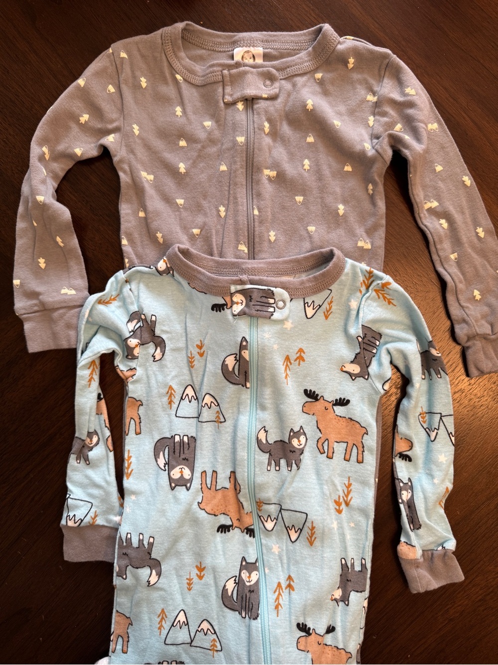 Gerber Two Pairs Gerber Footed Pajamas | 2T